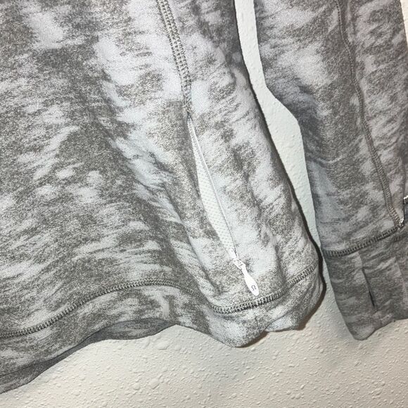 Lululemon ”It’s Rulu” Run long sleeve sweatshirt data rush Jaguar white opal 150 - Picture 5 of 9